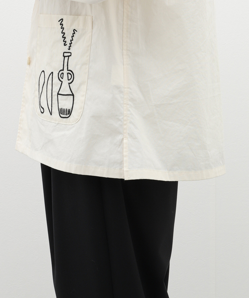 B.C STOCK(ベーセーストック)の「CRAFT MOTIF OVERSHIRT(シャツ/ブラウス・メンズ・ネイビー/アイボリー・MEDIUM/LARGE)」の16枚目の写真