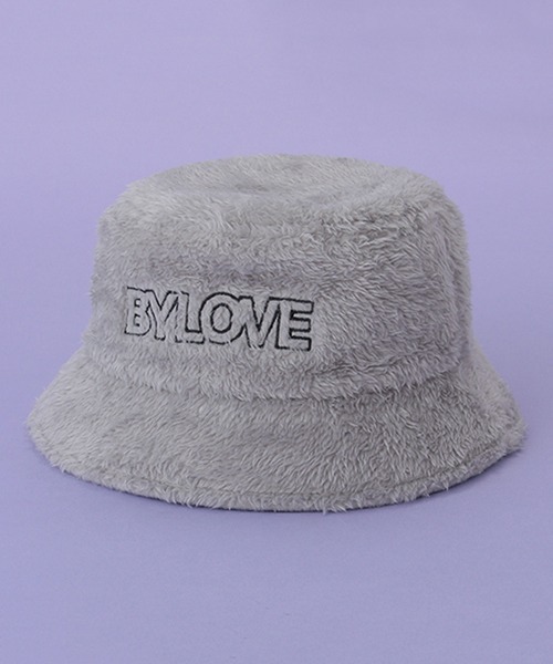 by LOVEiT(バイラビット)の「ボアバケットハット(キャップ・キッズ・アイボリー/ブラック/グレー・L/M)」の1枚目の写真