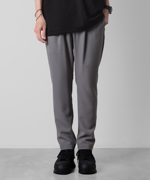 ATTACHMENT（アタッチメント）の「【 直営店・ZOZOTOWN限定 】PEライトトロ ワンタックイージーパンツ/PE LIGHT TROPICAL 1TUCK EASY TROUSERS（スラックス・メンズ・ネイビー/ブラック/ブルーグレー・3/2/1/4）」の17枚目の写真