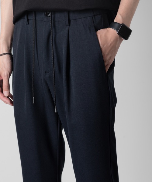ATTACHMENT（アタッチメント）の「【 直営店・ZOZOTOWN限定 】PEライトトロ ワンタックイージーパンツ/PE LIGHT TROPICAL 1TUCK EASY TROUSERS（スラックス・メンズ・ネイビー/ブラック/ブルーグレー・3/2/1/4）」の12枚目の写真
