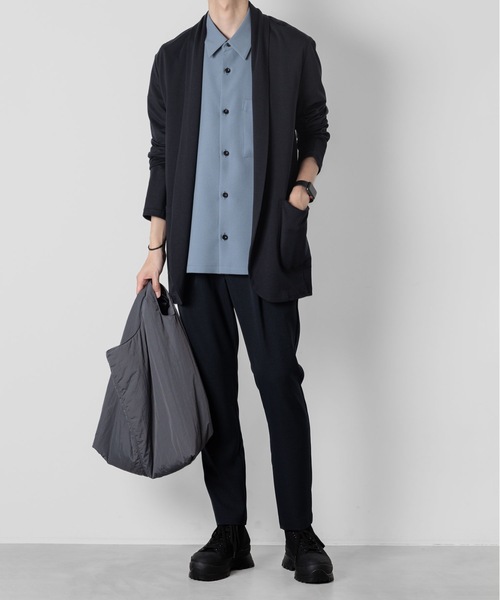 ATTACHMENT（アタッチメント）の「【 直営店・ZOZOTOWN限定 】PEライトトロ ワンタックイージーパンツ/PE LIGHT TROPICAL 1TUCK EASY TROUSERS（スラックス・メンズ・ネイビー/ブラック/ブルーグレー・3/2/1/4）」の14枚目の写真