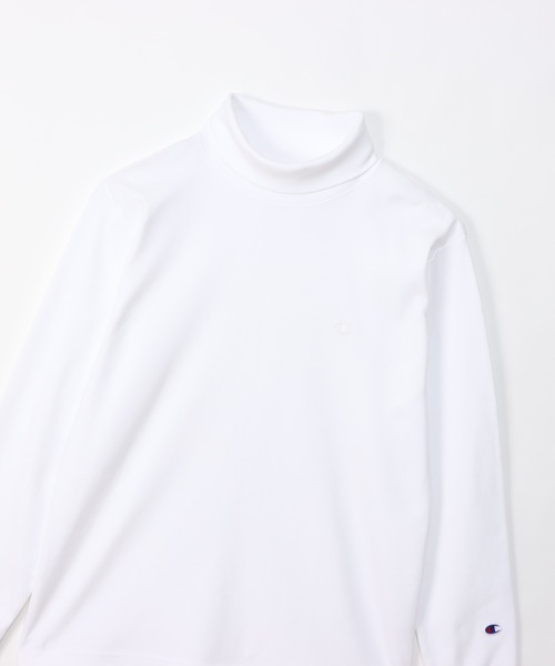 Champion(チャンピオン)の「【Champion/チャンピオン】メンズ ベーシック タートルネックロングスリーブTシャツ(Tシャツ/カットソー・メンズ・オフホワイト/ブラック/オリーブ/チャコール/マルーン/ネイビー・SMALL/LARGE/X-LARGE/MEDIUM)」の8枚目の写真