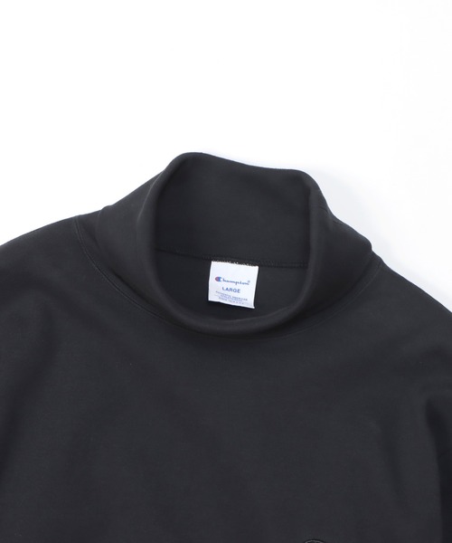Champion(チャンピオン)の「【Champion/チャンピオン】メンズ ベーシック タートルネックロングスリーブTシャツ(Tシャツ/カットソー・メンズ・オフホワイト/ブラック/オリーブ/チャコール/マルーン/ネイビー・SMALL/LARGE/X-LARGE/MEDIUM)」の14枚目の写真