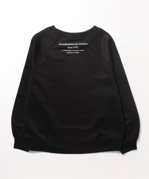 Chez toi（シェトワ）の「軽量ボンディンググリッターロゴプルオーバー（Tシャツ/カットソー・レディース・アイボリー/グレイッシュベージュ/ブラック・FREE）」の11枚目の写真