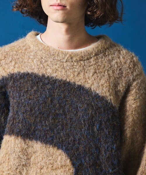 ニット FACCIES 【美品】セーター シャギープルオーバーニット 定価48