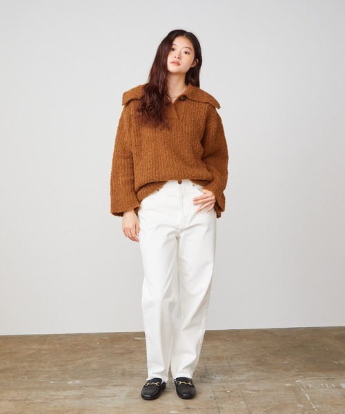 SAYAKA DAVIS/サヤカ デイヴィス Knit Polo ニットポロシャツ（ニット