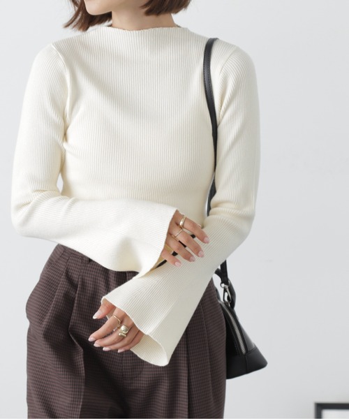 FREE'S MART（フリーズマート）の「◆［洗える］マシンウォッシャブルハイネックニット（ニット/セーター・レディース・オフホワイト/ブラウン/ブラック/グリーン/ホワイト系その他/ライトブルー/オレンジ・FREE）」の20枚目の写真