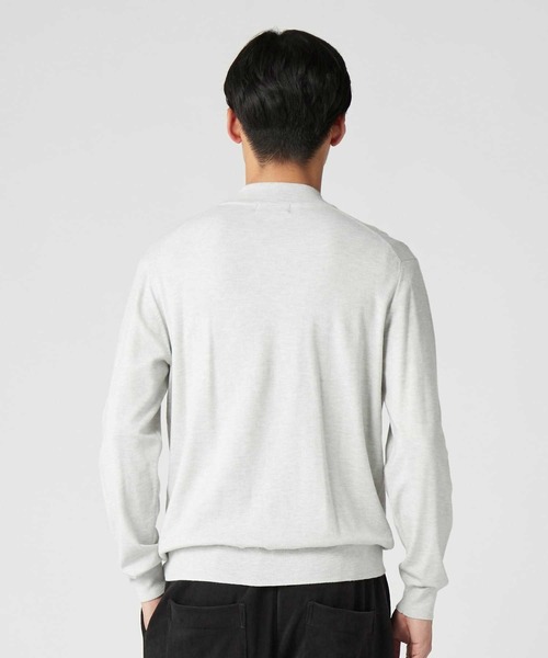 BACK NUMBER(バックナンバー)の「【BACK NUMBER】【エクストラサーモ】ハイゲージモックネックニット(ニット/セーター・メンズ・グレー/オフホワイト/ブラック・M/L/XL)」の20枚目の写真