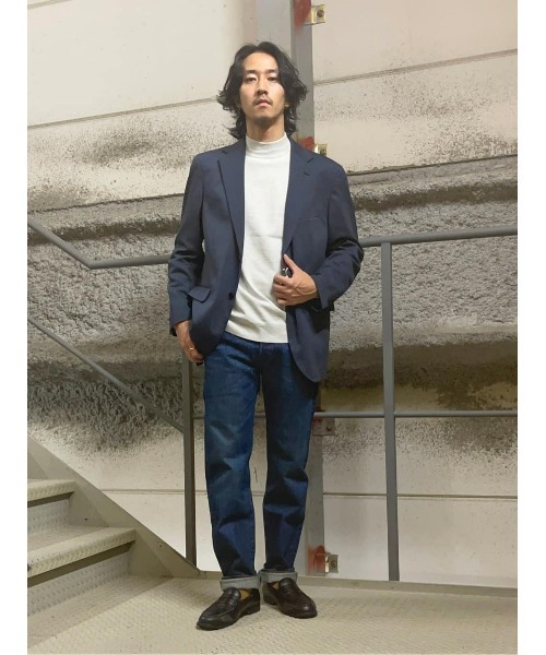 BACK NUMBER(バックナンバー)の「【BACK NUMBER】【エクストラサーモ】ハイゲージモックネックニット(ニット/セーター・メンズ・グレー/オフホワイト/ブラック・M/L/XL)」の4枚目の写真