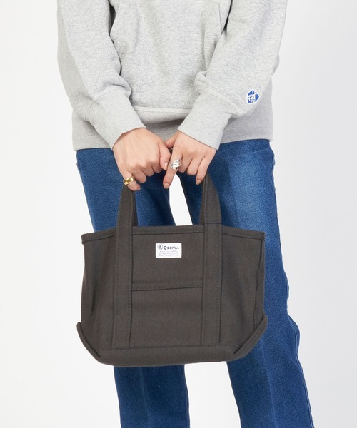 ORCIVAL（オーシバル）の「HEAVY MELTON TOTE BAG SMALL（トートバッグ・レディース・グレー系その他/ブラウン系その他/ベージュ系その他2/ブルー系その他/ベージュ系その他/ベージュ系その他3/グレー系その他2・FREE）」の2枚目の写真