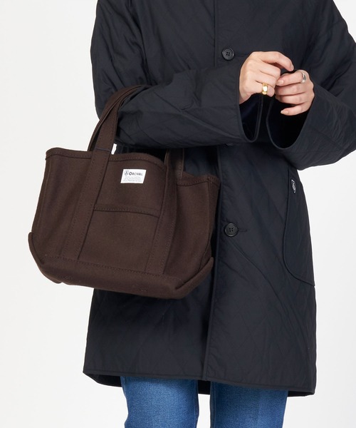 ORCIVAL（オーシバル）の「HEAVY MELTON TOTE BAG SMALL（トートバッグ・レディース・グレー系その他/ブラウン系その他/ベージュ系その他2/ブルー系その他/ベージュ系その他/ベージュ系その他3/グレー系その他2・FREE）」の4枚目の写真