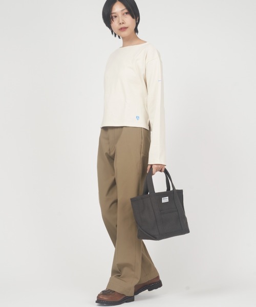 ORCIVAL（オーシバル）の「HEAVY MELTON TOTE BAG SMALL（トートバッグ・レディース・グレー系その他/ブラウン系その他/ベージュ系その他2/ブルー系その他/ベージュ系その他/ベージュ系その他3/グレー系その他2・FREE）」の12枚目の写真