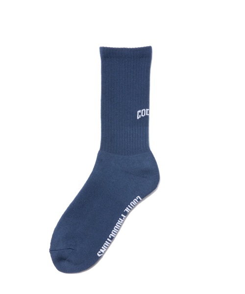 COOTIE PRODUCTIONS（クーティープロダクションズ）の「Raza Middle Socks（ソックス/靴下・メンズ・ネイビー/ブラック/ホワイト・FREE）」の3枚目の写真
