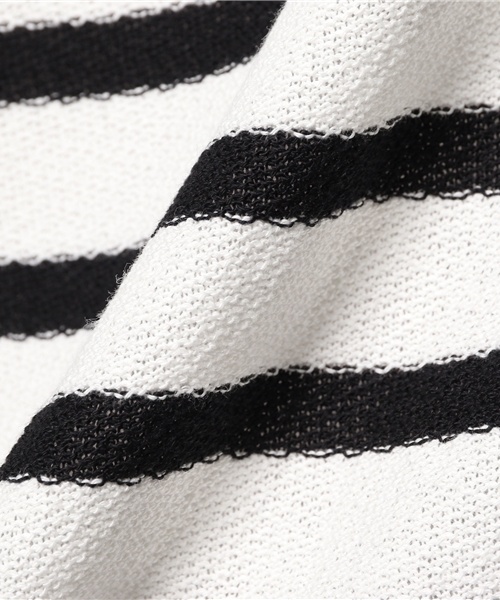 EDIFICE（エディフィス）の「◇ナシジボーダーB/N S/S（Tシャツ/カットソー・メンズ・チャコールグレー/ブラック/カーキ/サックスブルー/ブルー系その他/ネイビー・48/44/46）」の19枚目の写真