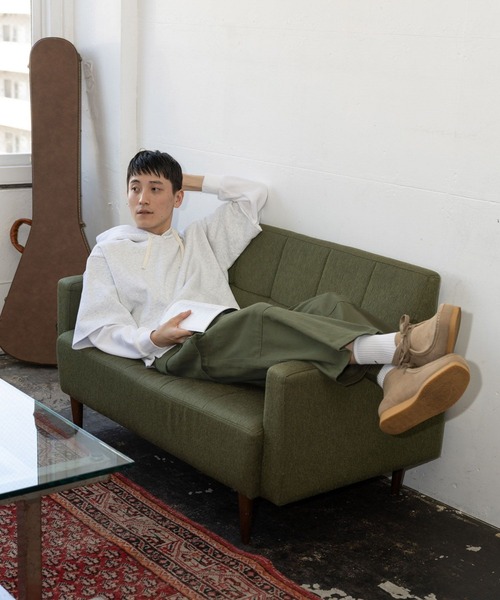 niko and...（ニコアンド）の「フェイクレイヤードフーディ（パーカー・メンズ・ブラック/ライトグレー・MEDIUM/LARGE）」の22枚目の写真