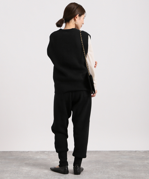 VERMEIL par iena（ヴェルメイユパーイエナ）の「リブニットジョガー