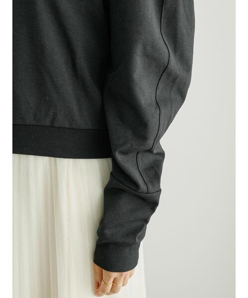 Te chichi(テチチ)の「ボリュームスリーブギャザープルオーバー(Tシャツ/カットソー・レディース・オフホワイト/ブラック/グレー・F)」の16枚目の写真