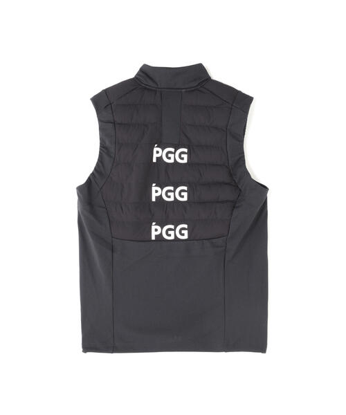 PGGアモッサ×N yメカニカルストレッチタフタホワイトベストサイズ5