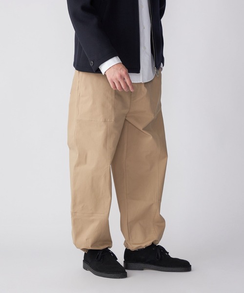 SHIPS.me（シップスミー）の「【ZOZO限定】SHIPS.me: イージーオーバーワイドパンツ（その他パンツ・メンズ・ベージュ/オリーブ/ブラック/ネイビー・M/L/XS/S/XL）」の2枚目の写真