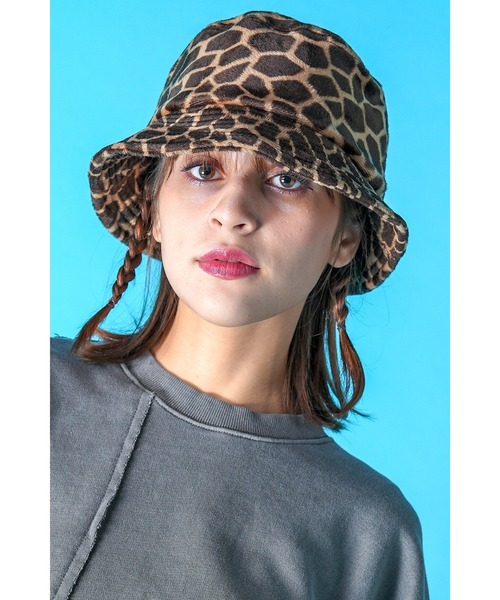 ankoROCK(アンコロック)の「an meets zakka キリン柄ファーハット(ハット・レディース・B/A・ONE SIZE)」の8枚目の写真
