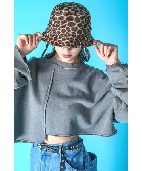 ankoROCK(アンコロック)の「an meets zakka キリン柄ファーハット(ハット・レディース・B/A・ONE SIZE)」の9枚目の写真