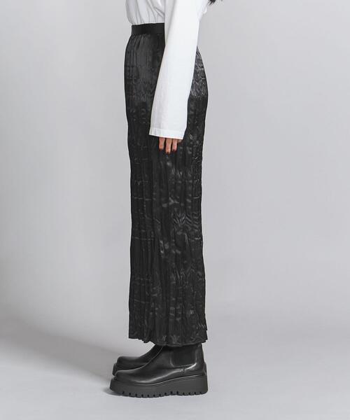 【ユナイテッドアローズ】ロングスカート プリーツスカート サテン ウエストゴム UNITED ARROWS（ユナイテッドアローズ）の「UWCS サテン