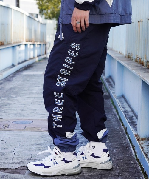 adidas（アディダス）の「adidas/アディダス ナイロンパンツ ウーブンパンツ オーバーサイズ サイドデザイン JSY28（その他パンツ・メンズ・ブラック/ネイビー・L/XL/M）」の13枚目の写真