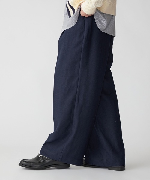 SHIPS.me(シップスミー)の「【ZOZO限定】SHIPS.me: ヘリンボンワイドパンツ(その他パンツ・メンズ・ダークグレー/ネイビー/グレー/ベージュ/ブラウン・L/S/XL/M/XS)」の14枚目の写真