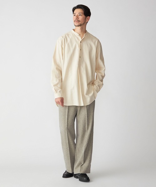 SHIPS.me(シップスミー)の「【ZOZO限定】SHIPS.me: ヘリンボンワイドパンツ(その他パンツ・メンズ・ダークグレー/ネイビー/グレー/ベージュ/ブラウン・L/S/XL/M/XS)」の7枚目の写真