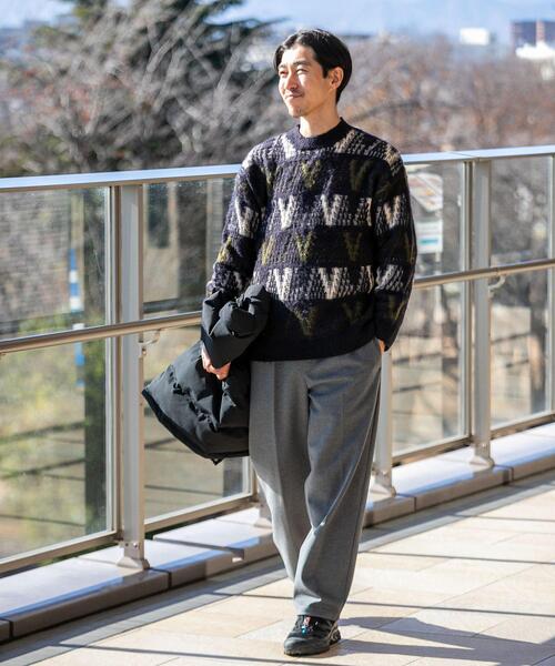 ITEMS URBANRESEARCH(アイテムズ アーバンリサーチ)の「ウールタッチ起毛TR イージースラックス(その他パンツ・メンズ・グレー/ブラック/ベージュ/イエロー・MEDIUM/LARGE)」の6枚目の写真