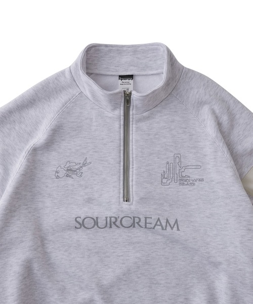 セール】【Sourcream Fishing Club】TECH HALF ZIP（スウェット