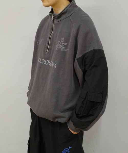 セール】【Sourcream Fishing Club】TECH HALF ZIP（スウェット