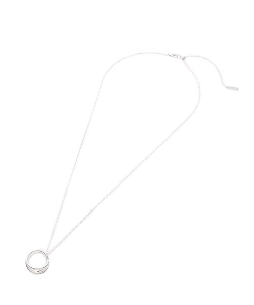 INDIVI（インディヴィ）の「◆【長さ調節可能】リングトップ ロングネックレス（ネックレス・レディース・シルバー/ゴールド・00）」の3枚目の写真