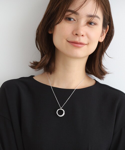 INDIVI（インディヴィ）の「◆【長さ調節可能】リングトップ ロングネックレス（ネックレス・レディース・シルバー/ゴールド・00）」の7枚目の写真