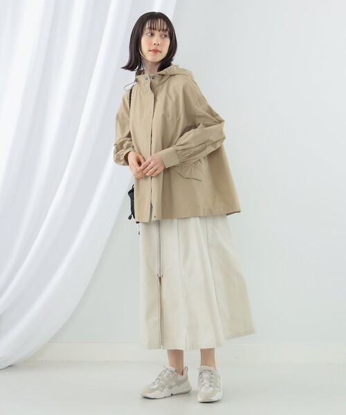 Ray BEAMS(レイビームス)の「Ray BEAMS / バック フレア マウンテンパーカー(マウンテンパーカー・レディース・ベージュ/オリーブ/ネイビー・0/1)」の5枚目の写真