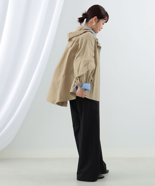 Ray BEAMS(レイビームス)の「Ray BEAMS / バック フレア マウンテンパーカー(マウンテンパーカー・レディース・ベージュ/オリーブ/ネイビー・0/1)」の13枚目の写真