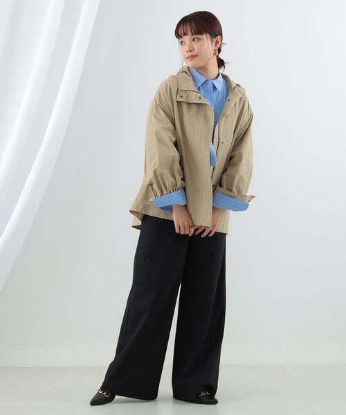 Ray BEAMS(レイビームス)の「Ray BEAMS / バック フレア マウンテンパーカー(マウンテンパーカー・レディース・ベージュ/オリーブ/ネイビー・0/1)」の14枚目の写真