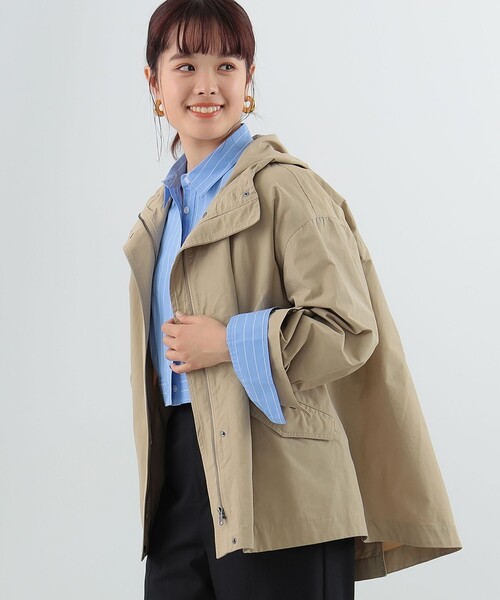 Ray BEAMS(レイビームス)の「Ray BEAMS / バック フレア マウンテンパーカー(マウンテンパーカー・レディース・ベージュ/オリーブ/ネイビー・0/1)」の15枚目の写真