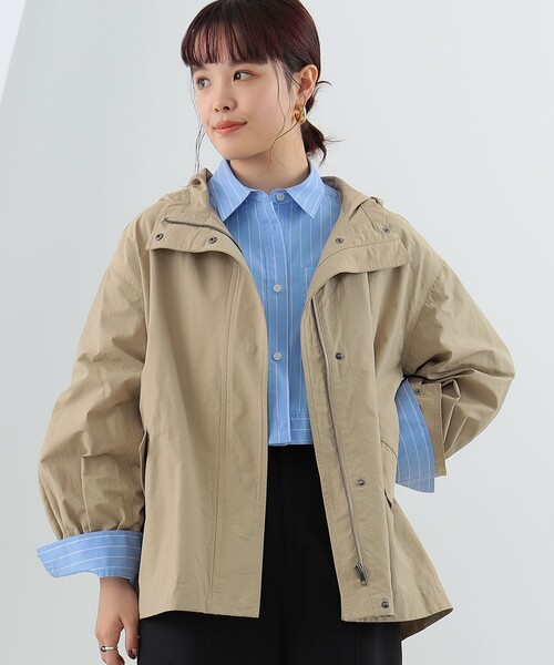 Ray BEAMS(レイビームス)の「Ray BEAMS / バック フレア マウンテンパーカー(マウンテンパーカー・レディース・ベージュ/オリーブ/ネイビー・0/1)」の16枚目の写真