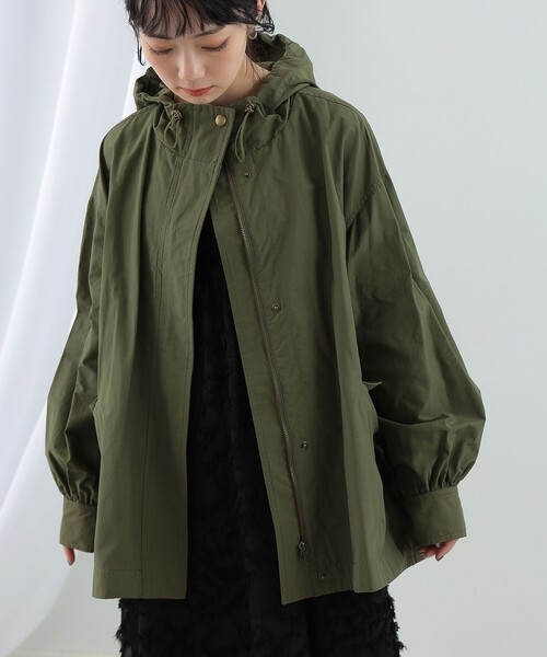 Ray BEAMS(レイビームス)の「Ray BEAMS / バック フレア マウンテンパーカー(マウンテンパーカー・レディース・ベージュ/オリーブ/ネイビー・0/1)」の21枚目の写真