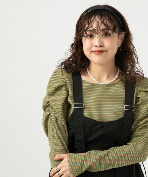 BAYFLOW（ベイフロー）の「【スタッフ企画】パワショルプルオーバー【YOU are YOU】（その他トップス・レディース・ブラック/カーキ・FREE）」の4枚目の写真