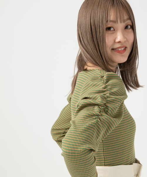 BAYFLOW（ベイフロー）の「【スタッフ企画】パワショルプルオーバー【YOU are YOU】（その他トップス・レディース・ブラック/カーキ・FREE）」の10枚目の写真