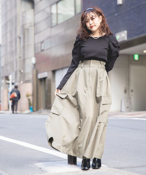 BAYFLOW（ベイフロー）の「【スタッフ企画】パワショルプルオーバー【YOU are YOU】（その他トップス・レディース・ブラック/カーキ・FREE）」の12枚目の写真
