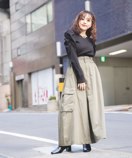 BAYFLOW（ベイフロー）の「【スタッフ企画】パワショルプルオーバー【YOU are YOU】（その他トップス・レディース・ブラック/カーキ・FREE）」の15枚目の写真