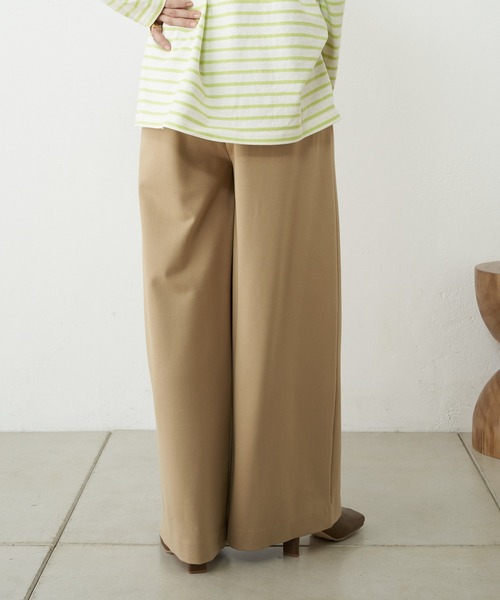 SHENERY（シーナリー）の「タックワイドパンツ（その他パンツ・レディース・チャコールグレー/ベージュ/ブラック/ライトグレー・36/38/34）」の15枚目の写真