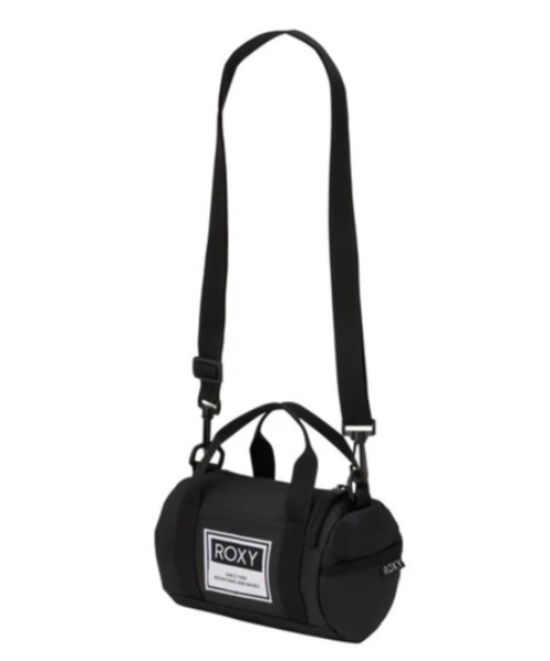 ROXY(ロキシー)の「MY DAILY S/ロキシーワンポイントブランドロゴミニドラムバッグ(ドラムバッグ・レディース・レッド/ブラック/マルチ・FREE)」の4枚目の写真