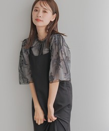 mysty woman | フローラル刺繍レースブラウス　109762(シャツ/ブラウス)