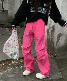 ワンポイントナイロンカラーパンツ