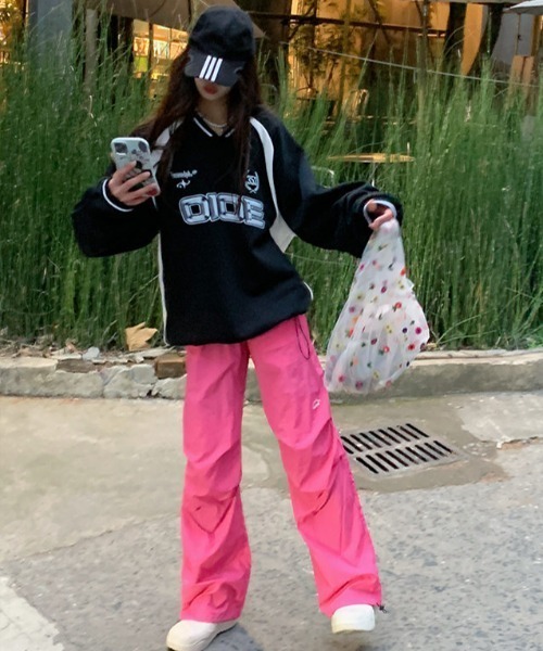 MGV(エムジーヴィー)の「ワンポイントナイロンカラーパンツ(その他パンツ・メンズ・グリーン/ピンク/イエロー/ブラック/ライトブルー・MEDIUM/LARGE/X-LARGE)」の14枚目の写真