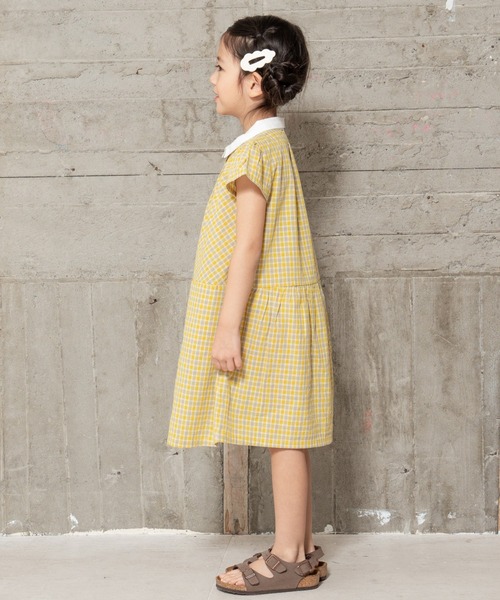 RAGMART（ラグマート）の「シャツワンピース（ワンピース・キッズ・グリーン系その他/チェック/ストライプ・110cm/120cm/130cm/100cm）」の10枚目の写真
